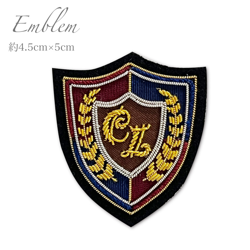 楽天市場】【送料無料】モールエンブレム 45×55mm ゴールド 金