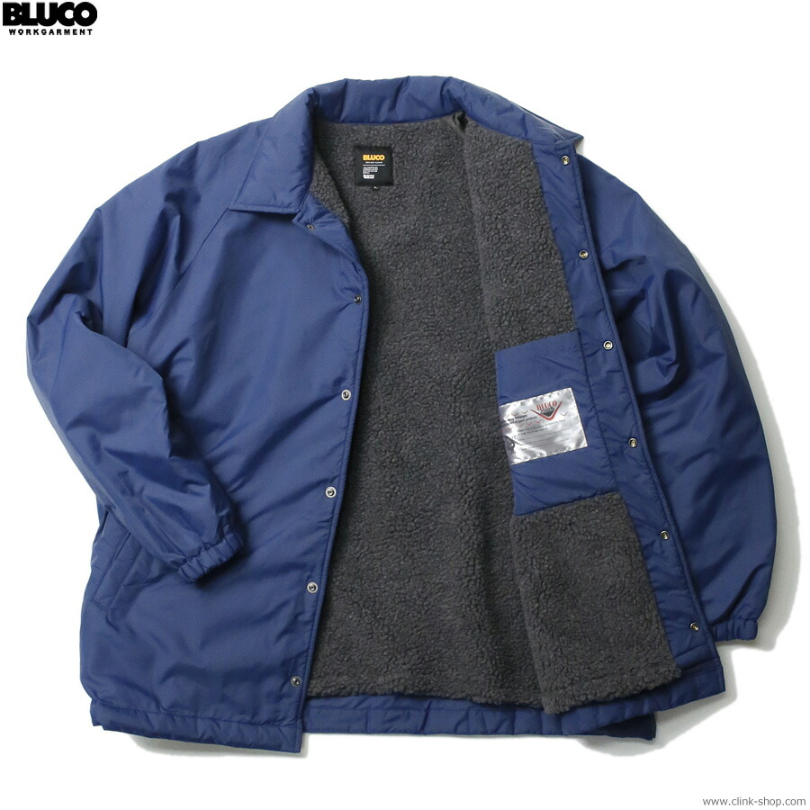 楽天市場】BLUCO ブルコ 2024年秋冬新作 FALL WINTER コーチジャケット