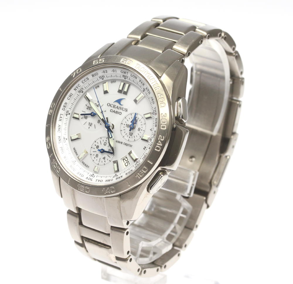 楽天市場】【CASIO】カシオ オシアナス OCW-600 ソーラー電波 メンズ