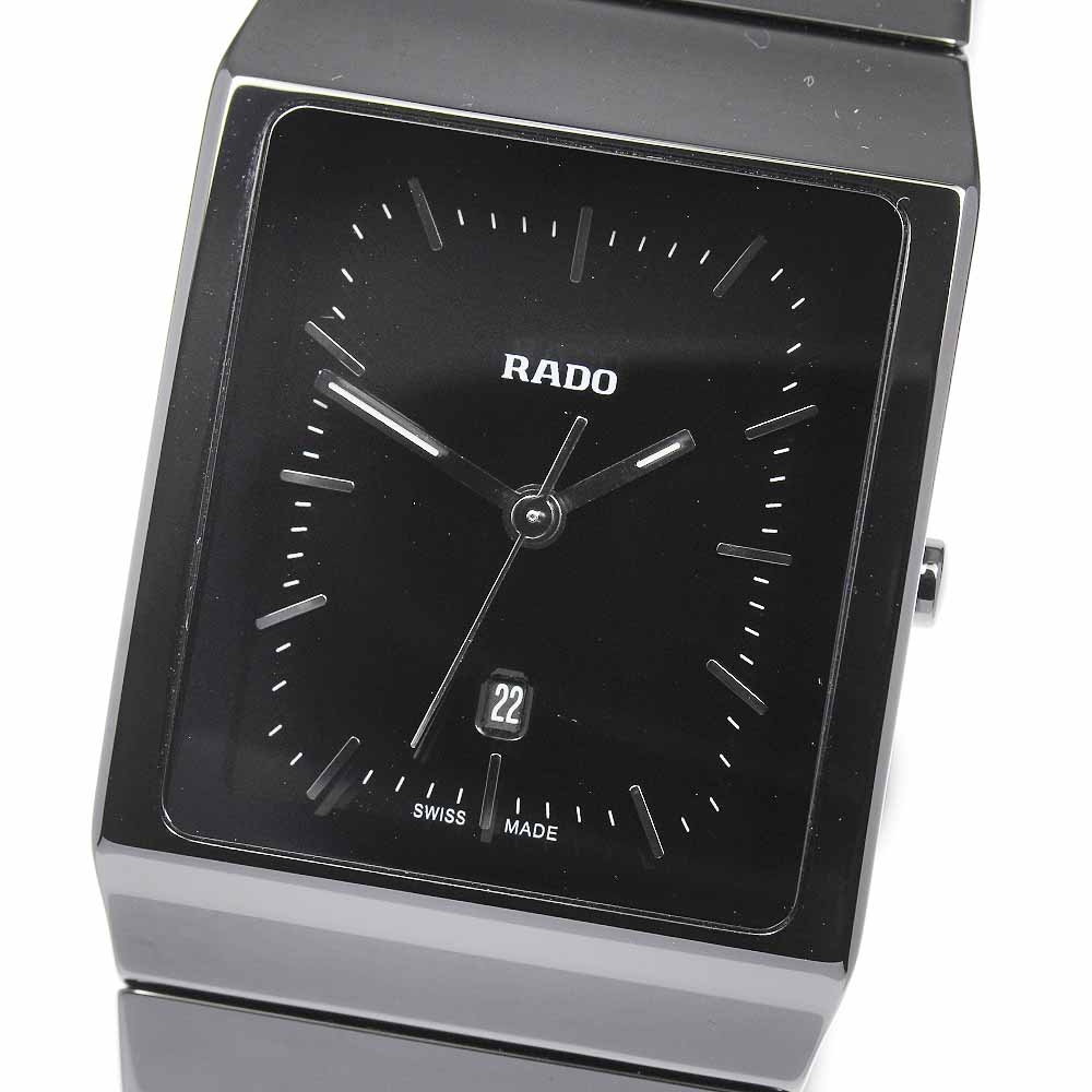 楽天市場】☆美品☆箱・保証書付き【RADO】ラドー セラミカ デイト
