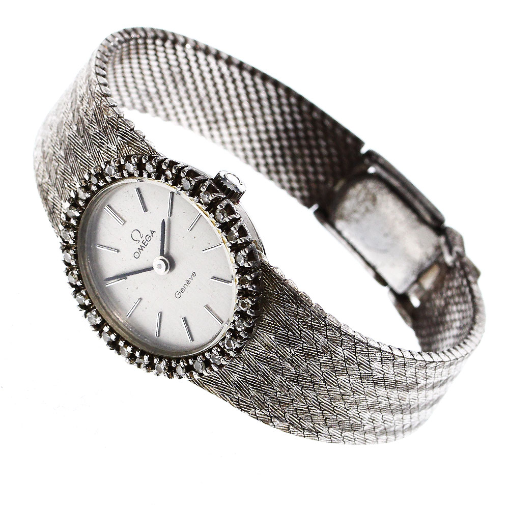 楽天市場】オメガ OMEGA ジュネーブ ダイヤベゼル 手巻き レディース