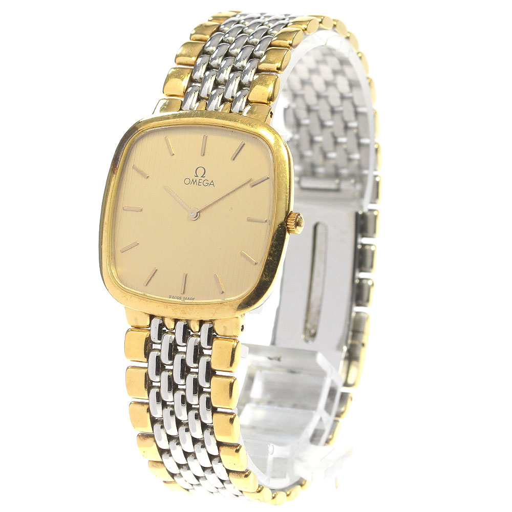 楽天市場】オメガ OMEGA デビル スクエア クォーツ メンズ _837015