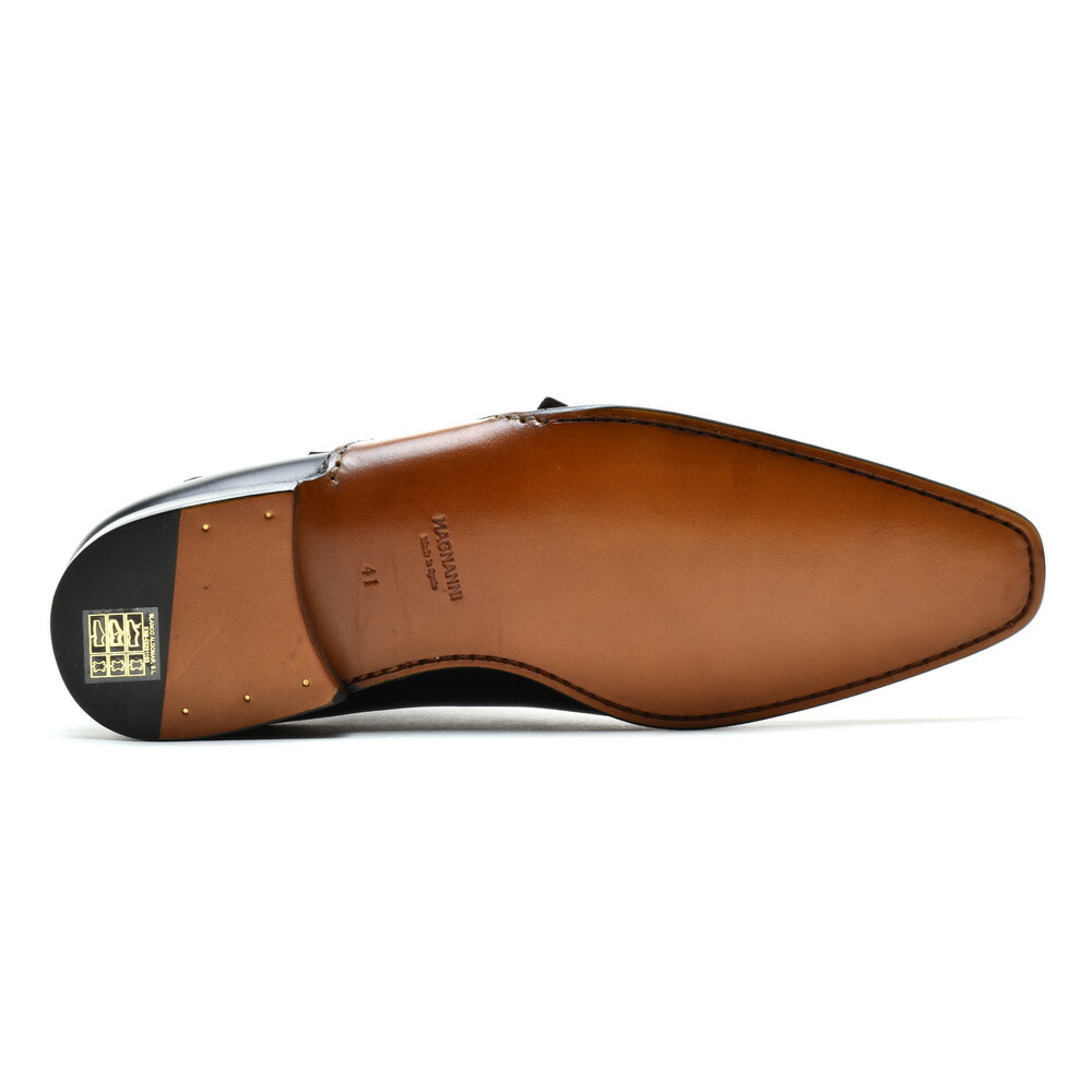 楽天市場】マグナーニ MAGNANNI 18903 NEGRO ダブルモンクストラップ