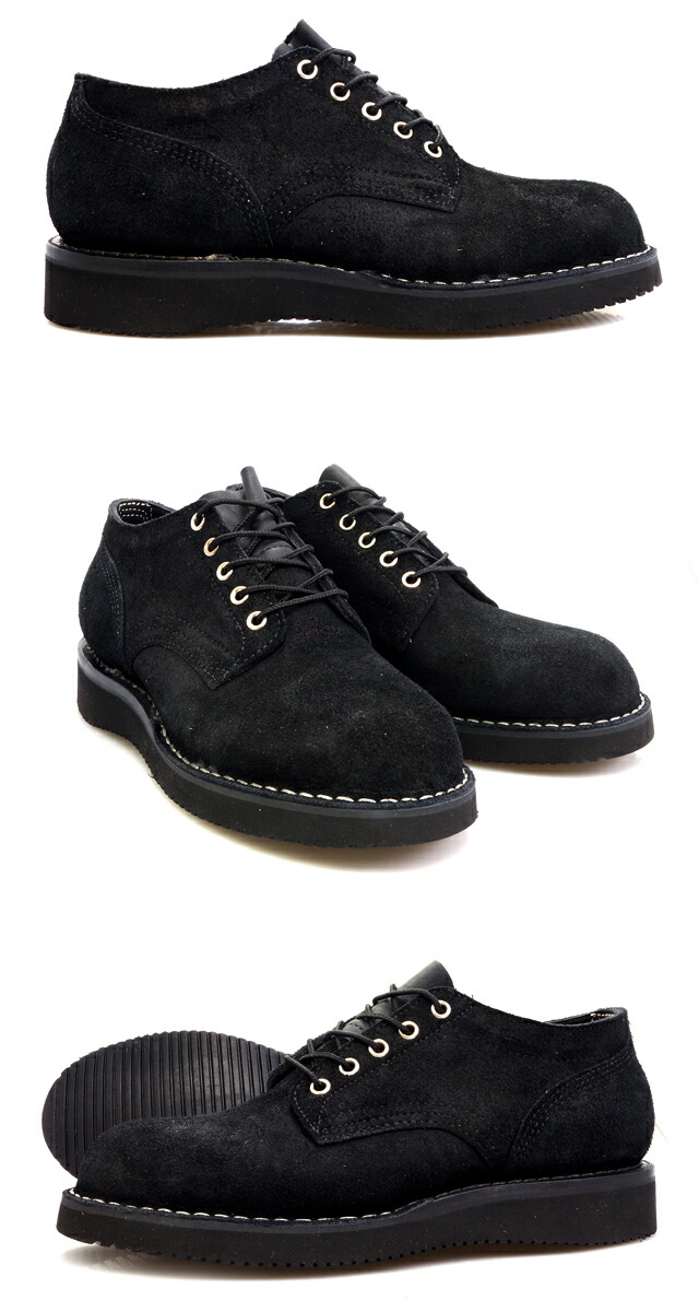 楽天市場】ハソーン HATHORN MACHINE OXFORD SHOES 104NWC BLACK