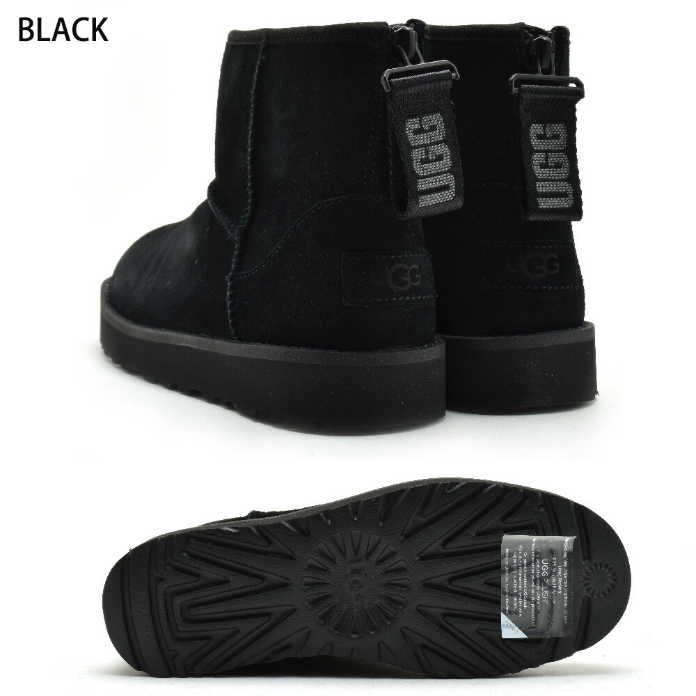 楽天市場】アグ クラシックミニロゴジップ ブーツ レディース ムートン