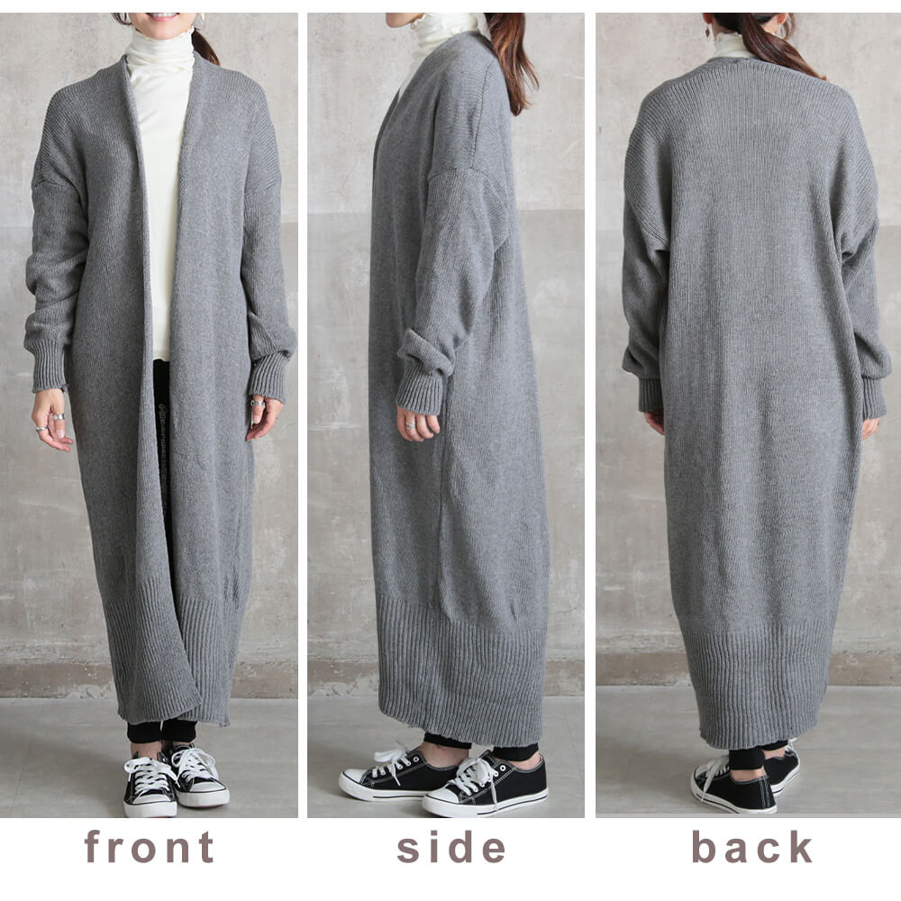 楽天市場】＜条件無!半額クーポンで2740円!＞即納 カーディガン ロング