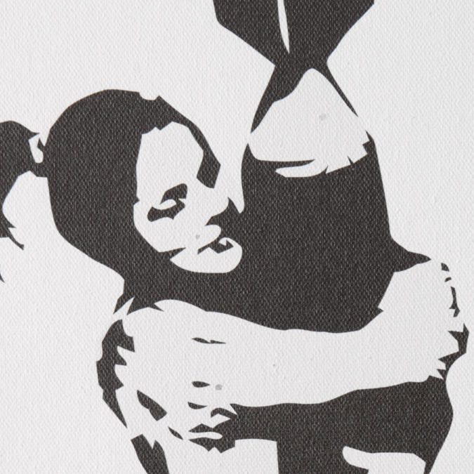 楽天市場】BANKSY CANVAS ART キャンバス アートファブリックパネル