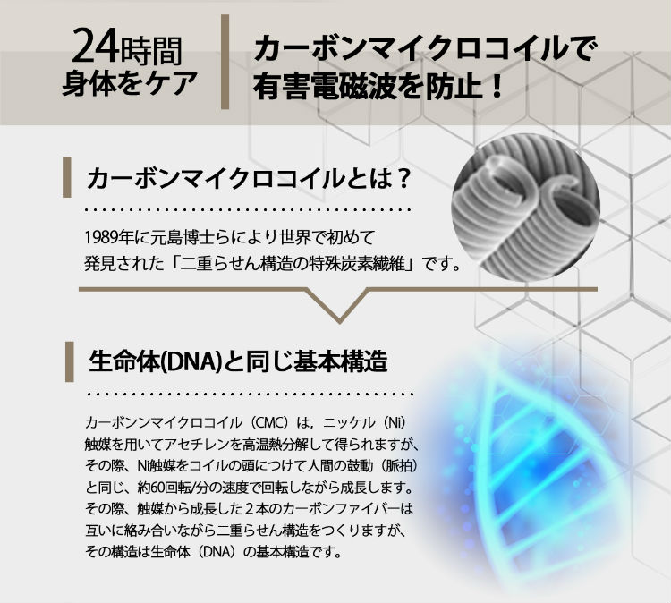 楽天市場】電磁波防止 5G対応 CMC カーボンマイクロコイル