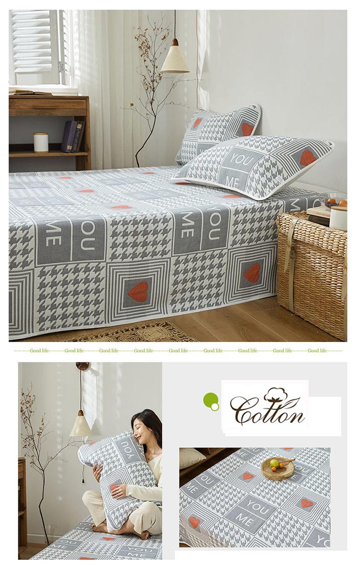 楽天市場】6重 ガーゼ ベッドスプレッド ベッドカバー マルチカバー