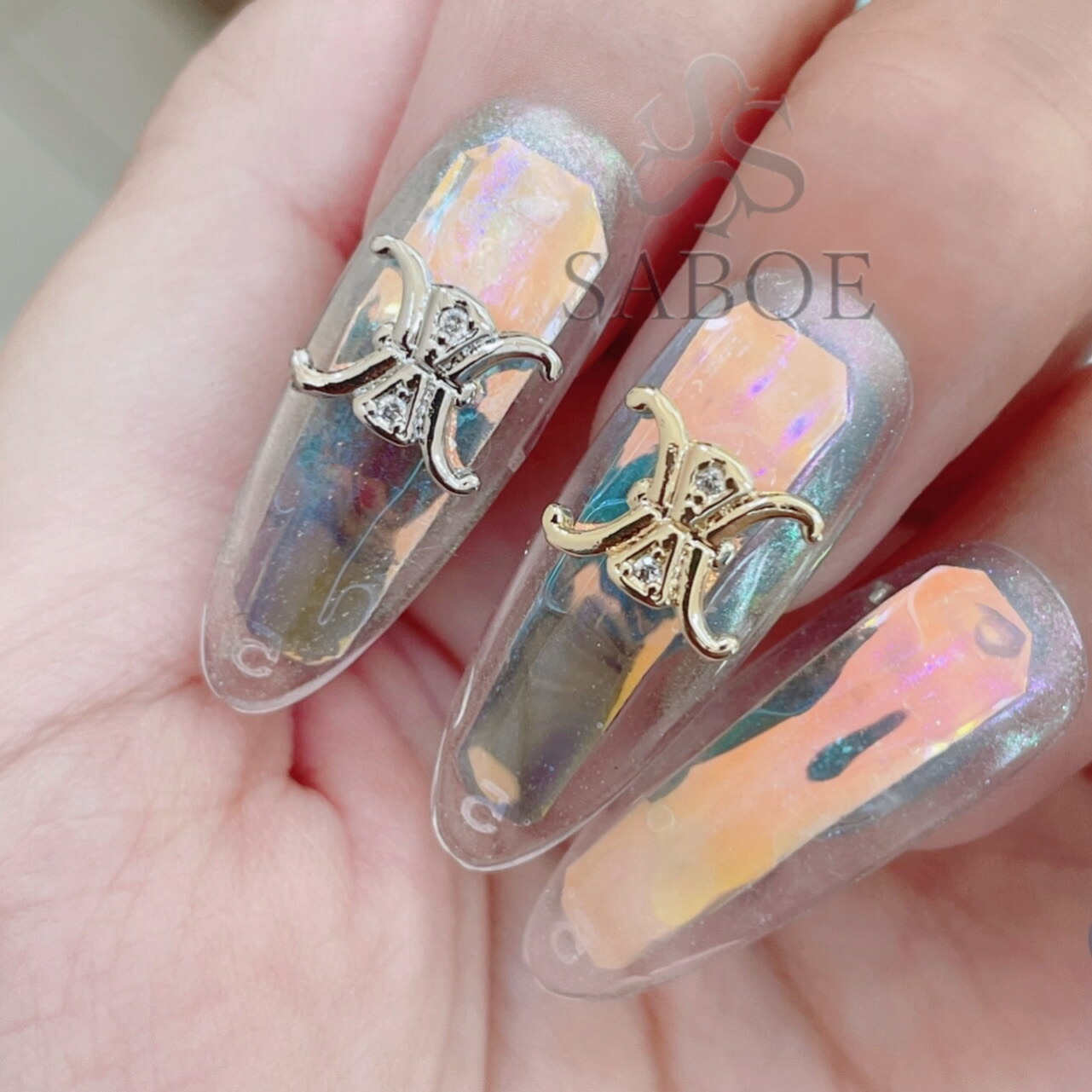 楽天市場】ネイルパーツ【1個】ジルコニア マカダム アンティーク