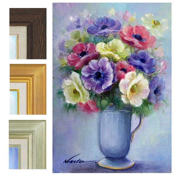 速水御舟 木版画 鬱金桜 油絵 油彩画 立体画 インテリア 額装 額縁