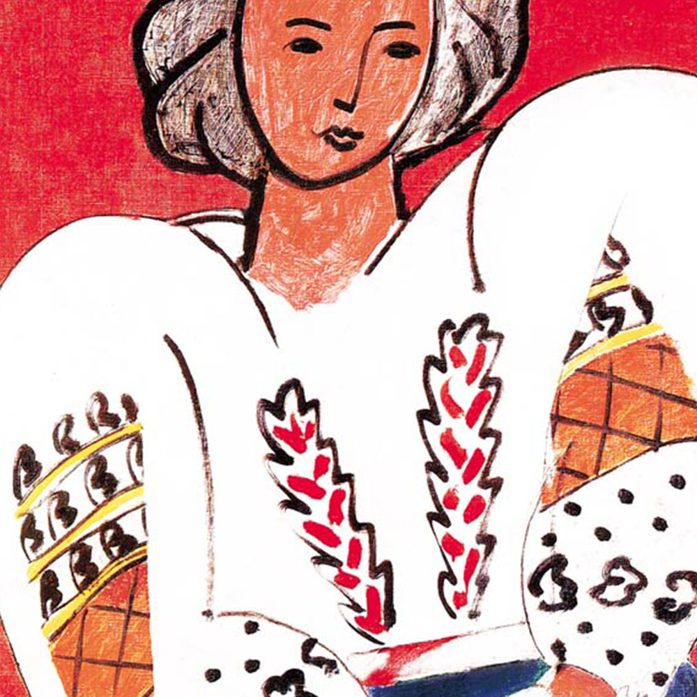 楽天市場】アンリ・マティス 「ルーマニアのブラウス」 F8号（額外寸