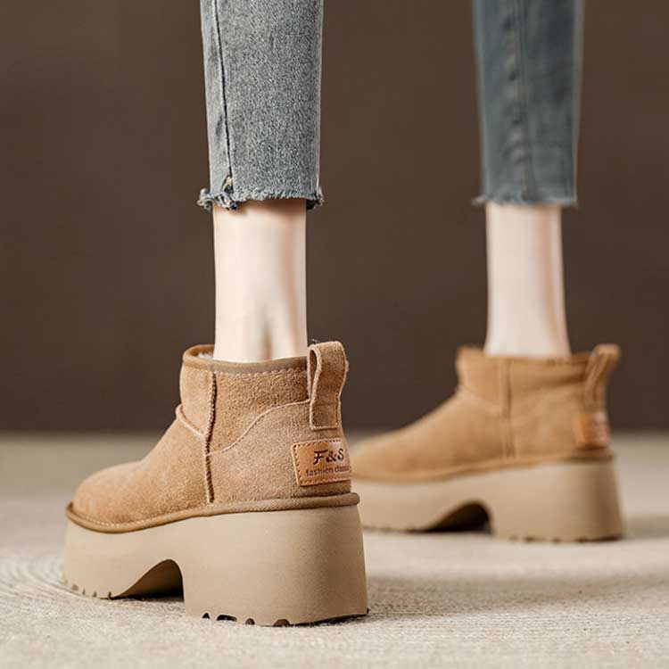 楽天市場】ムートンブーツ レディース ショート レディース チャンキー