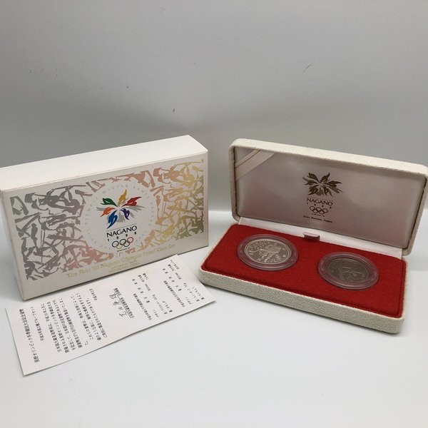 楽天市場】長野オリンピック冬季競技大会記念貨幣 平成9年銘2種