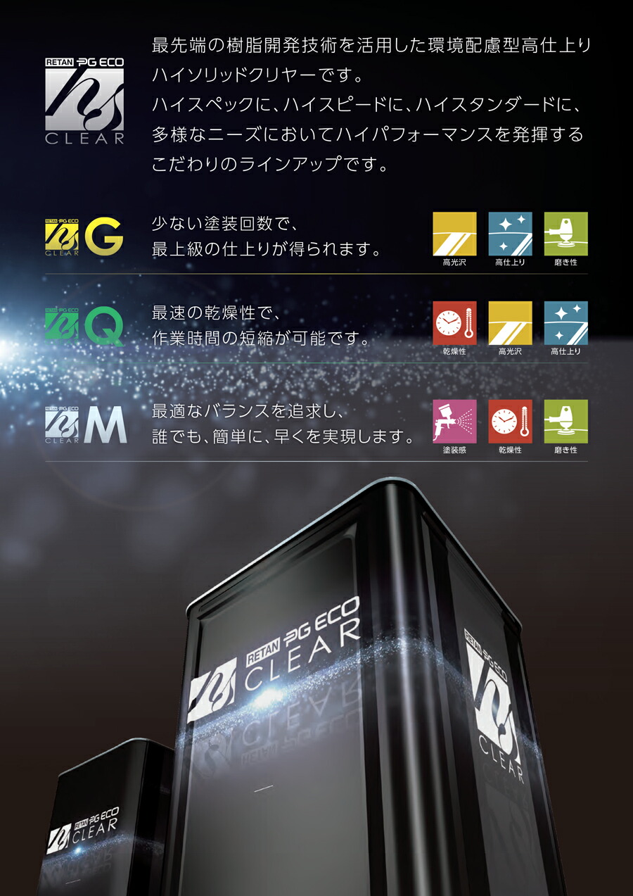 楽天市場】関西ペイント レタンPGエコ HSクリヤーM ベース2 16L