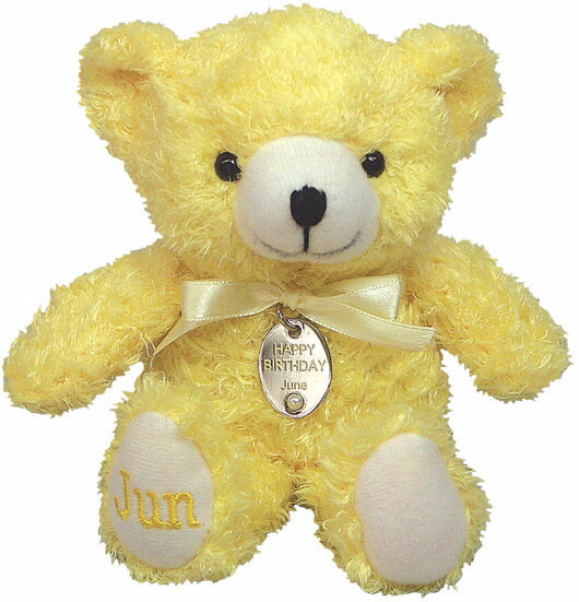 楽天市場】月別 ペンダントバースデーベア 6月 パール 真珠 足裏刺繍