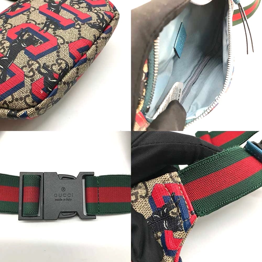 楽天市場】グッチ チルドレンズ GGスプリーム ベルトバッグ ウエスト