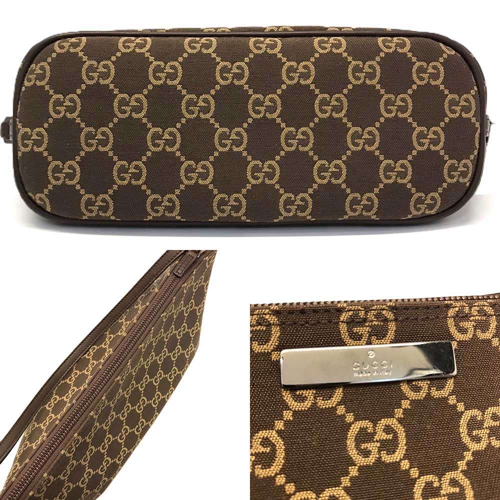 楽天市場】グッチ アクセサリーポーチ ハンドバッグ GGキャンバス
