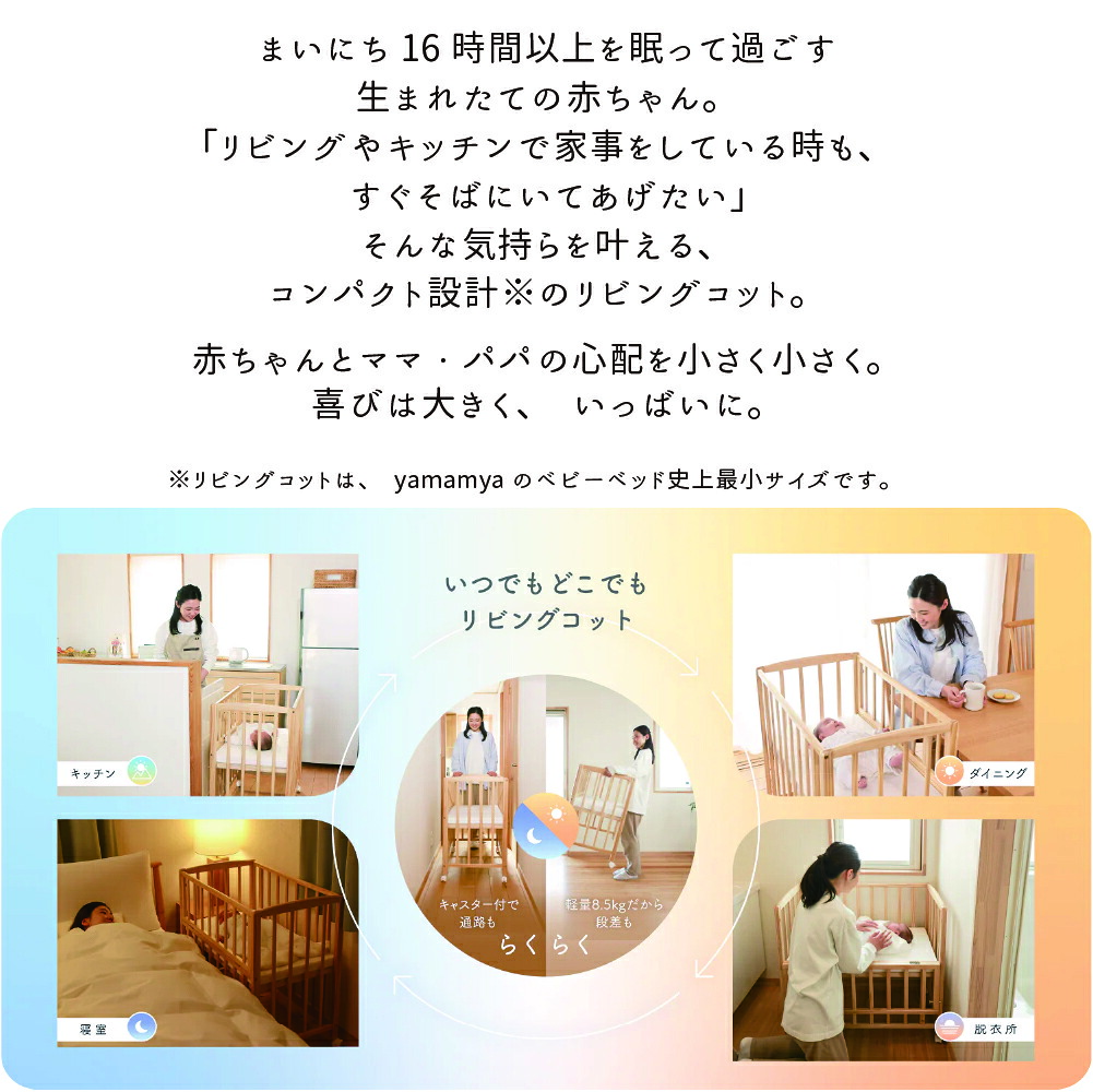 楽天市場】[最大400円OFFクーポン配布中] ベビーベッド ミニ 大和屋