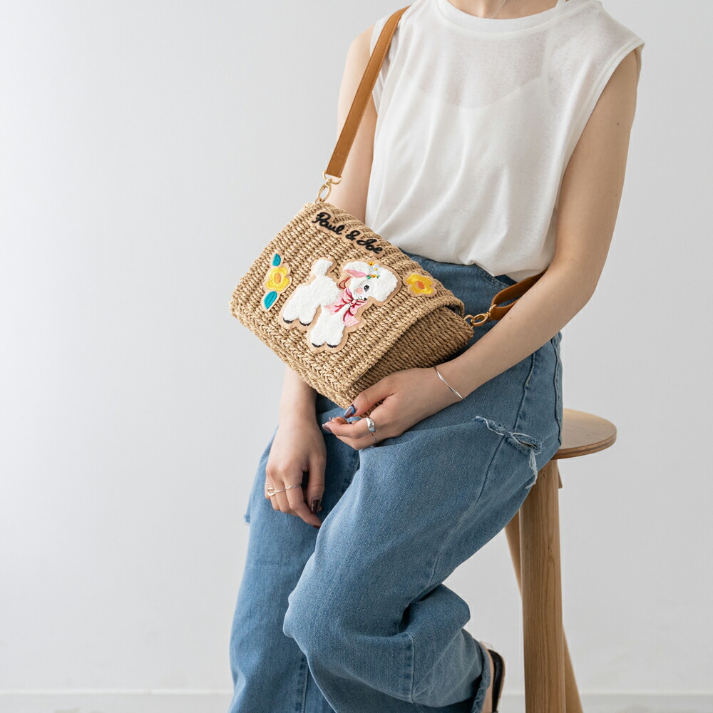 楽天市場】ポール&ジョー かごバッグ ショルダー ブランド かごバッグ