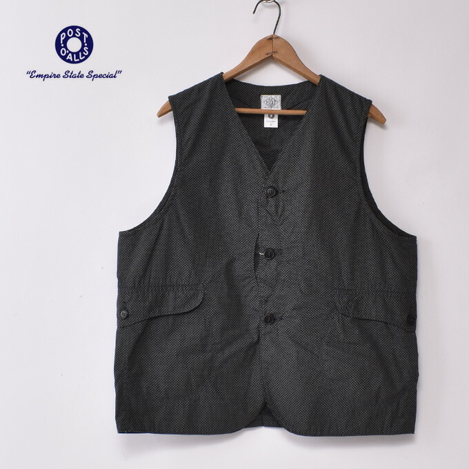 ポストオーバーオールズ(POST OVERALLS) ベスト メンズセーター