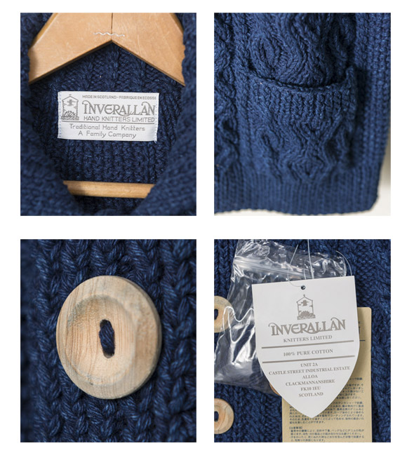 楽天市場】正規品【INVERALLAN】インバーアラン3A Lumber Cardigan