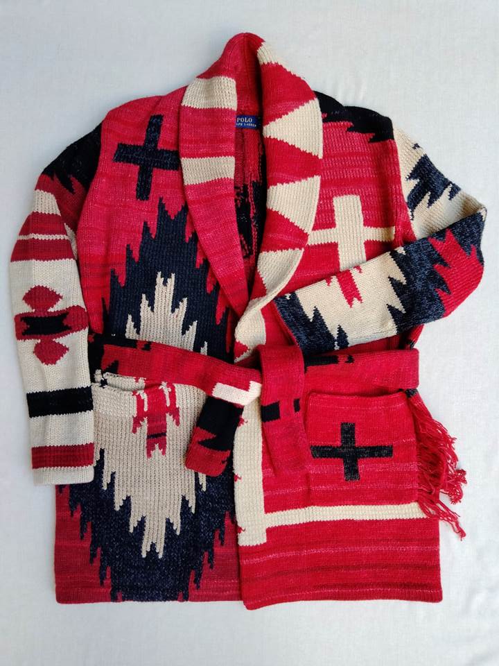 楽天市場】ポロ ラルフローレン ジャケット ネイティブ ニット ポロ