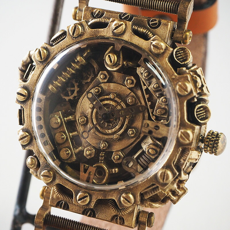 楽天市場】KS（ケーエス） 手作り腕時計 スチームパンク “DOGUMA