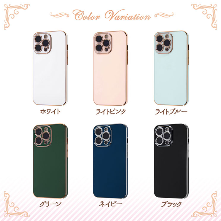 楽天市場】iPhone 13 Pro ケース グリーン ピンクゴールド TPUソフト