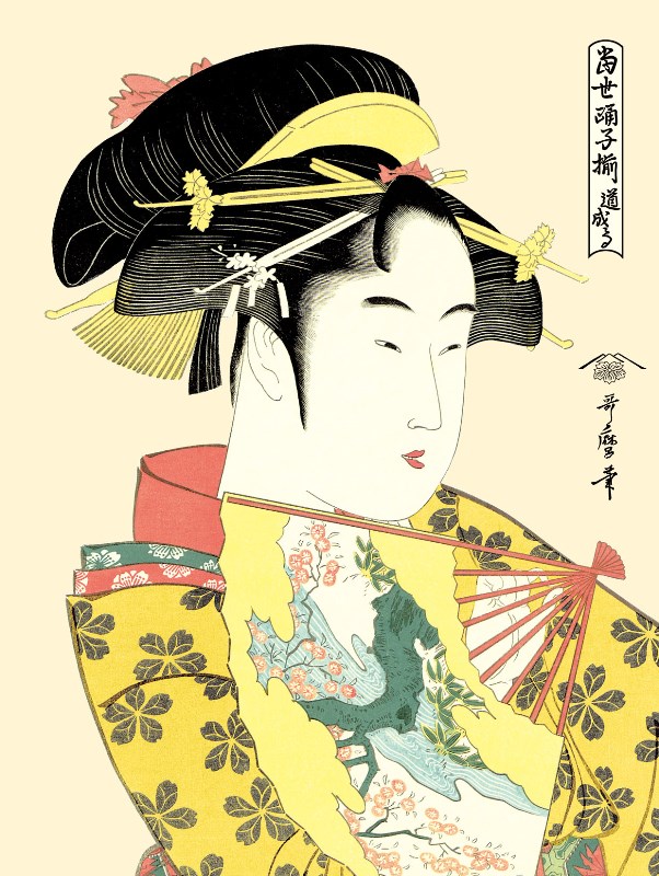 楽天市場】額絵 浮世絵 美人画 【道成寺】 喜多川歌麿 G4-BU033