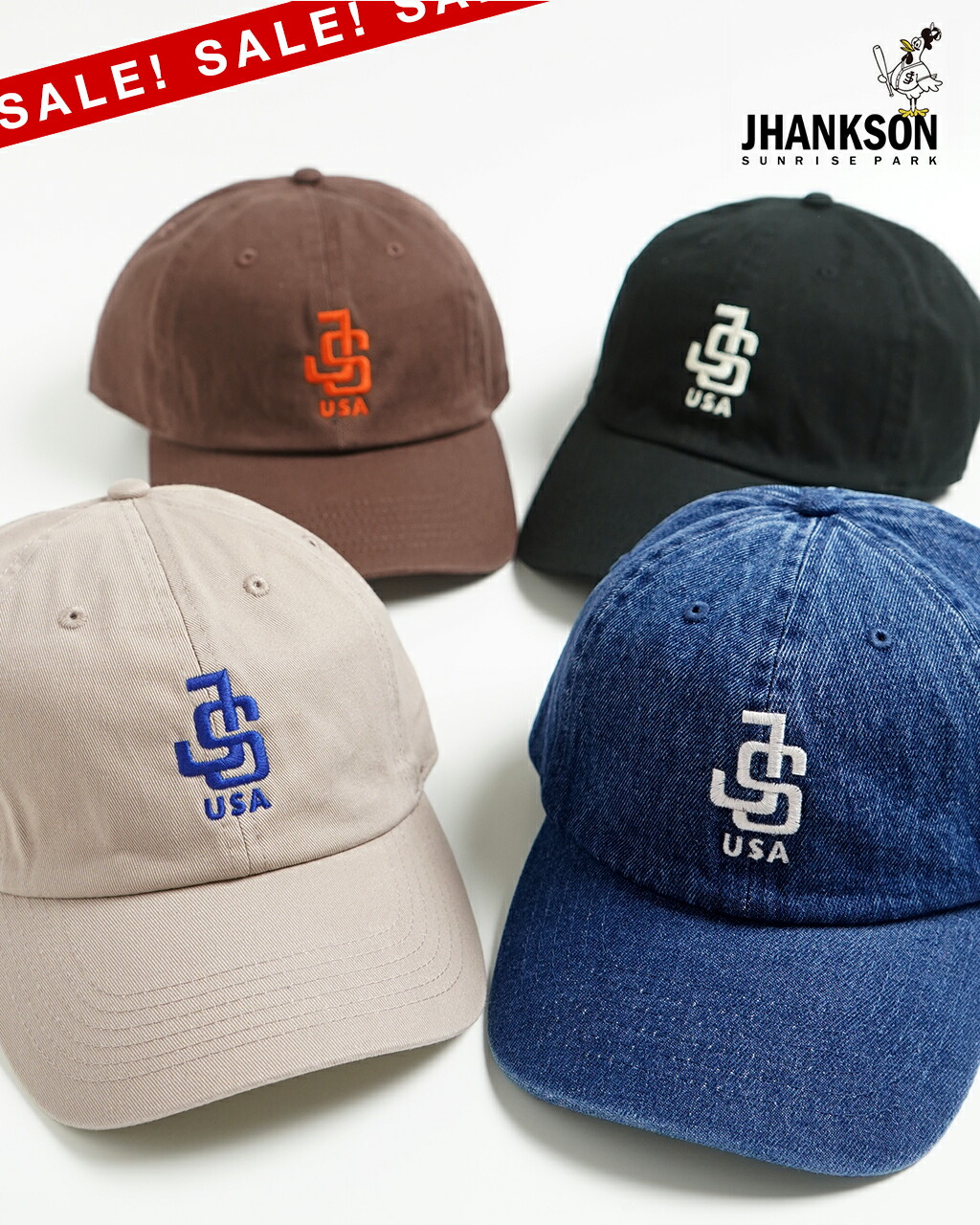 楽天市場】【SALE！40%OFF】ジャンクソン JHANKSON USA キャップ