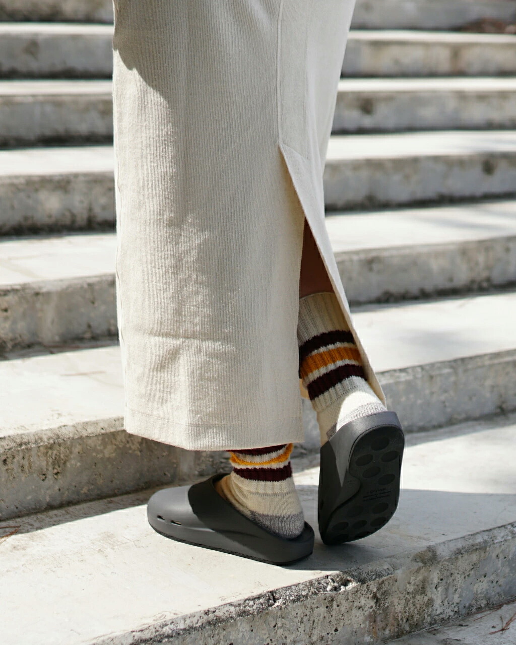 楽天市場】ロトト ROTOTO コース リブド オールドスクール クルー