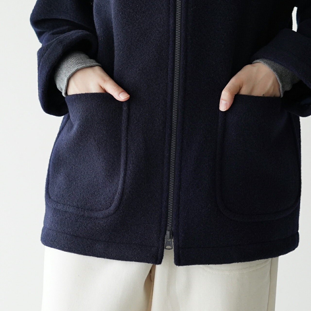 楽天市場】ダントン レディース ライトパイル ウールモッサ コート