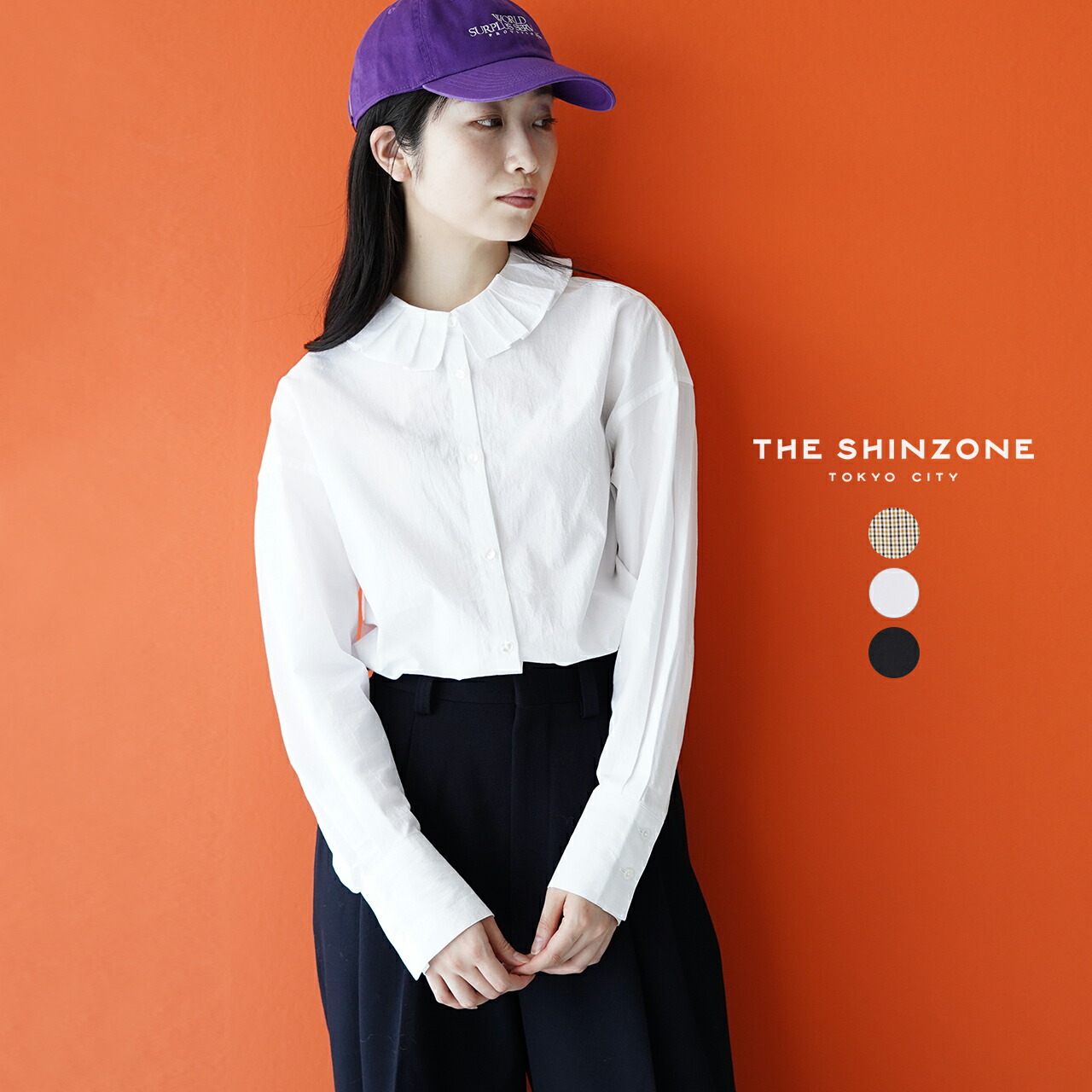 楽天市場】シンゾーン THE SHINZONE ラッフルドブラウス RUFFLED