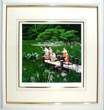 楽天市場】ヒロヤマガタ シルクスクリーン 1998 嵐山 日本の