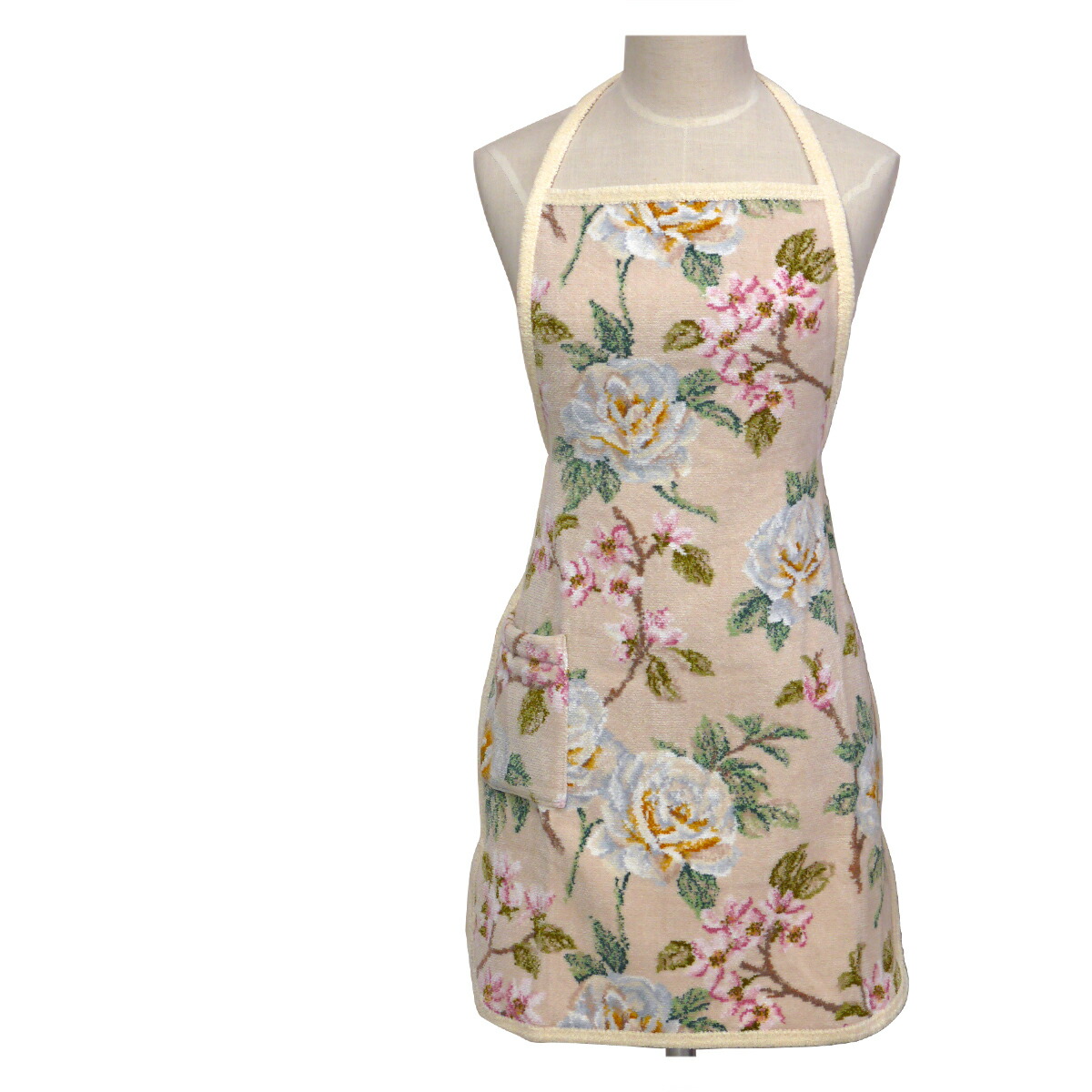 楽天市場】【ポイント5倍 3/1】フェイラー エプロン No.5 バニラローズ