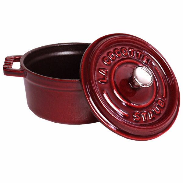 staub ピコココットラウンド10cm グランブルー、グレナディンレッド