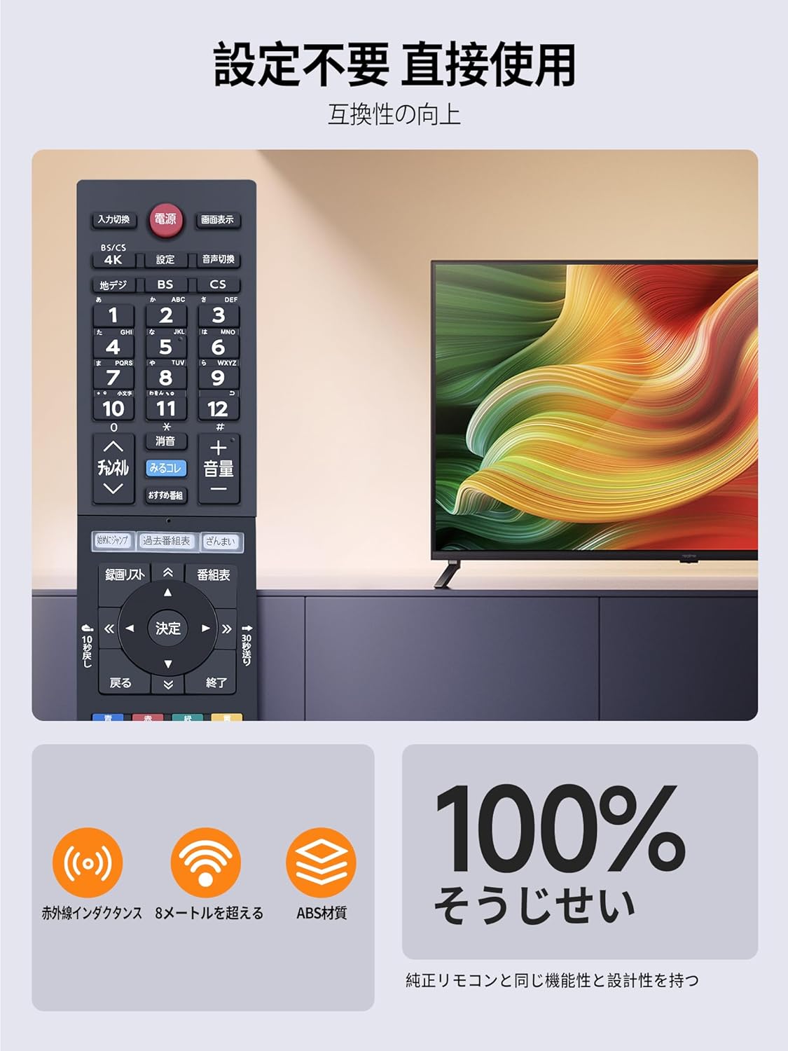 楽天市場】テレビリモコン 東芝 CT-90496 リモコン 交換用 for 東芝