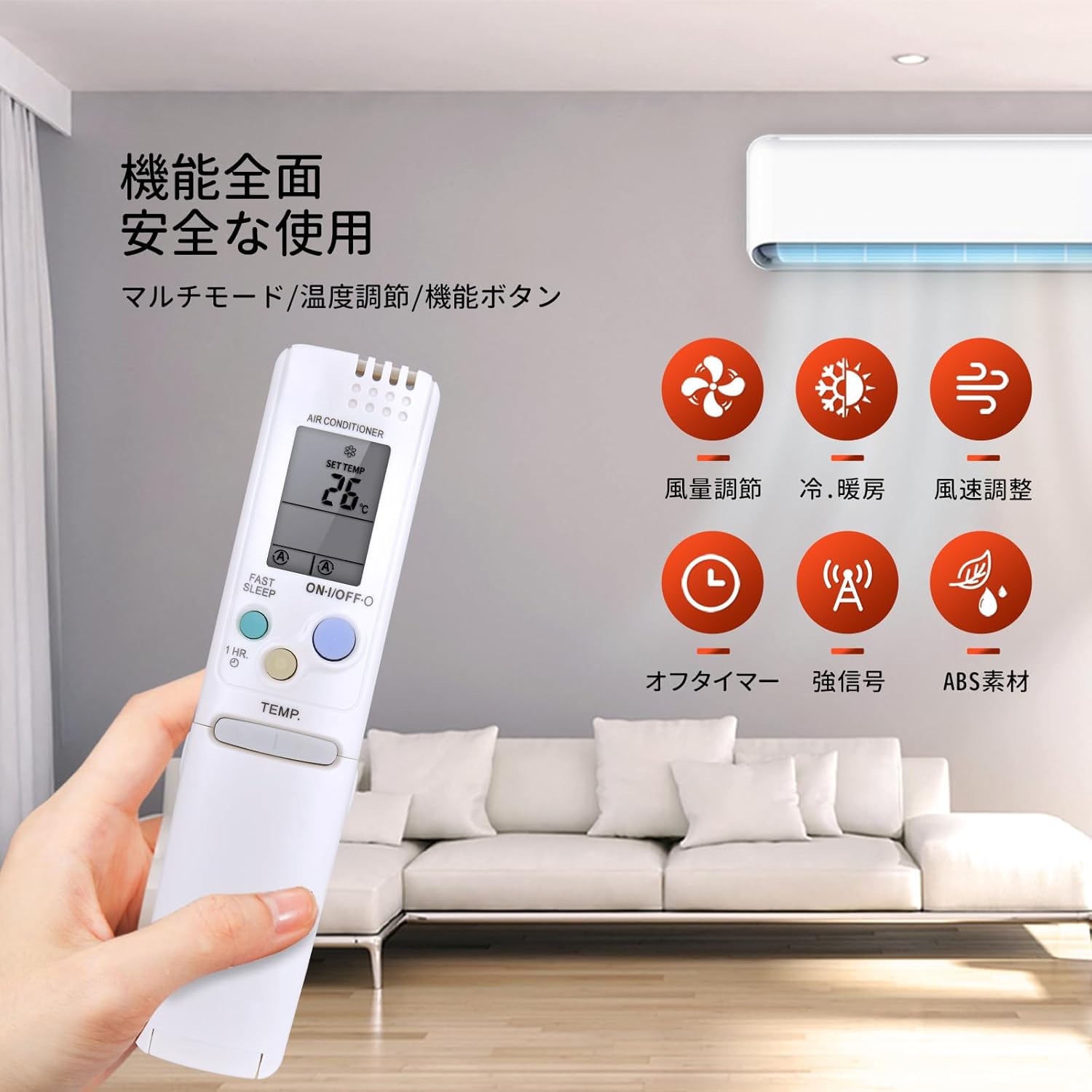 楽天市場】エアコンリモコン RCS-ZP1 for Sanyo サンヨー電機 エアコン