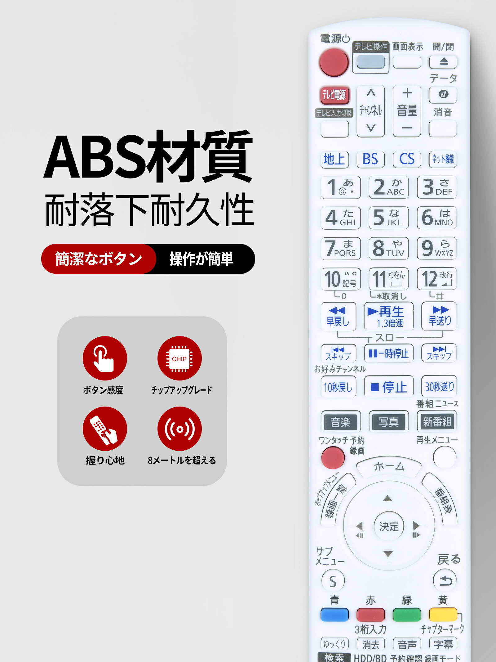 楽天市場】N2QAYB001239 パナソニック ブルーレイレコーダーリモコン