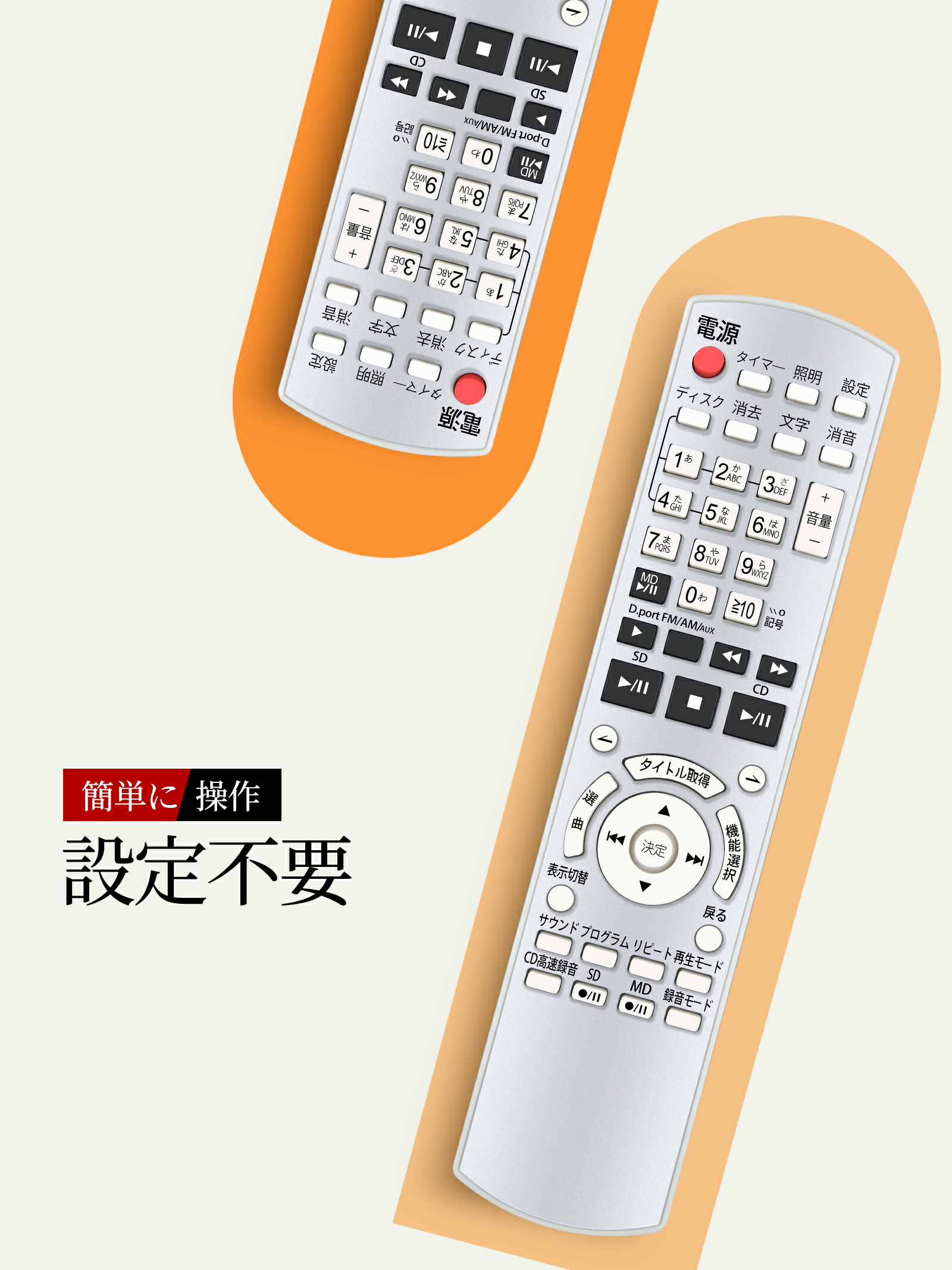 楽天市場】オーディオ リモコン N2QAYB000148 for Panasonic