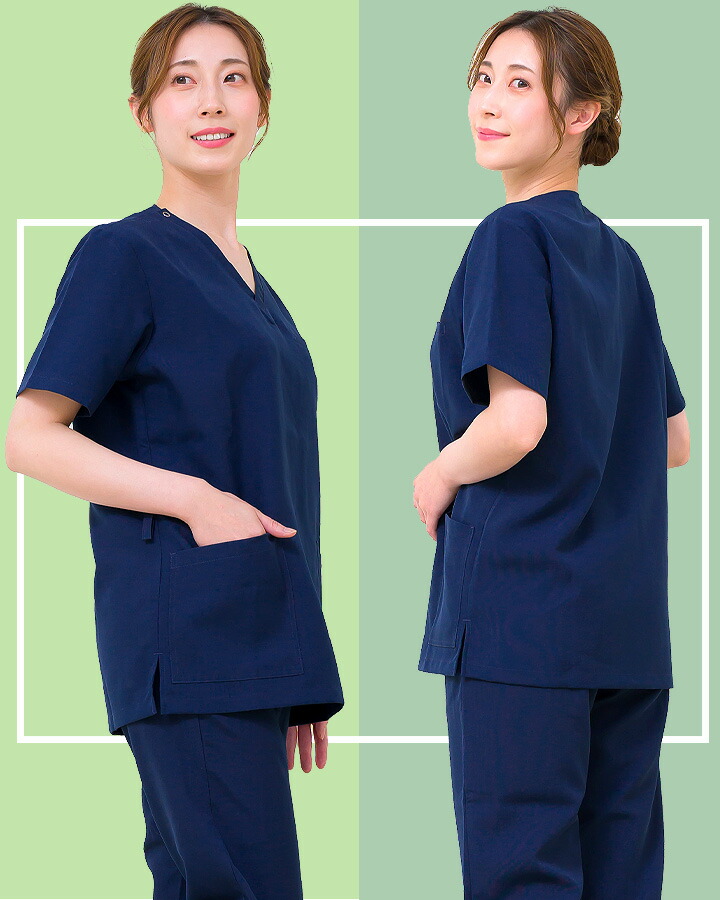 楽天市場】スクラブ 白衣 医療 大きいサイズ ドクター ナース