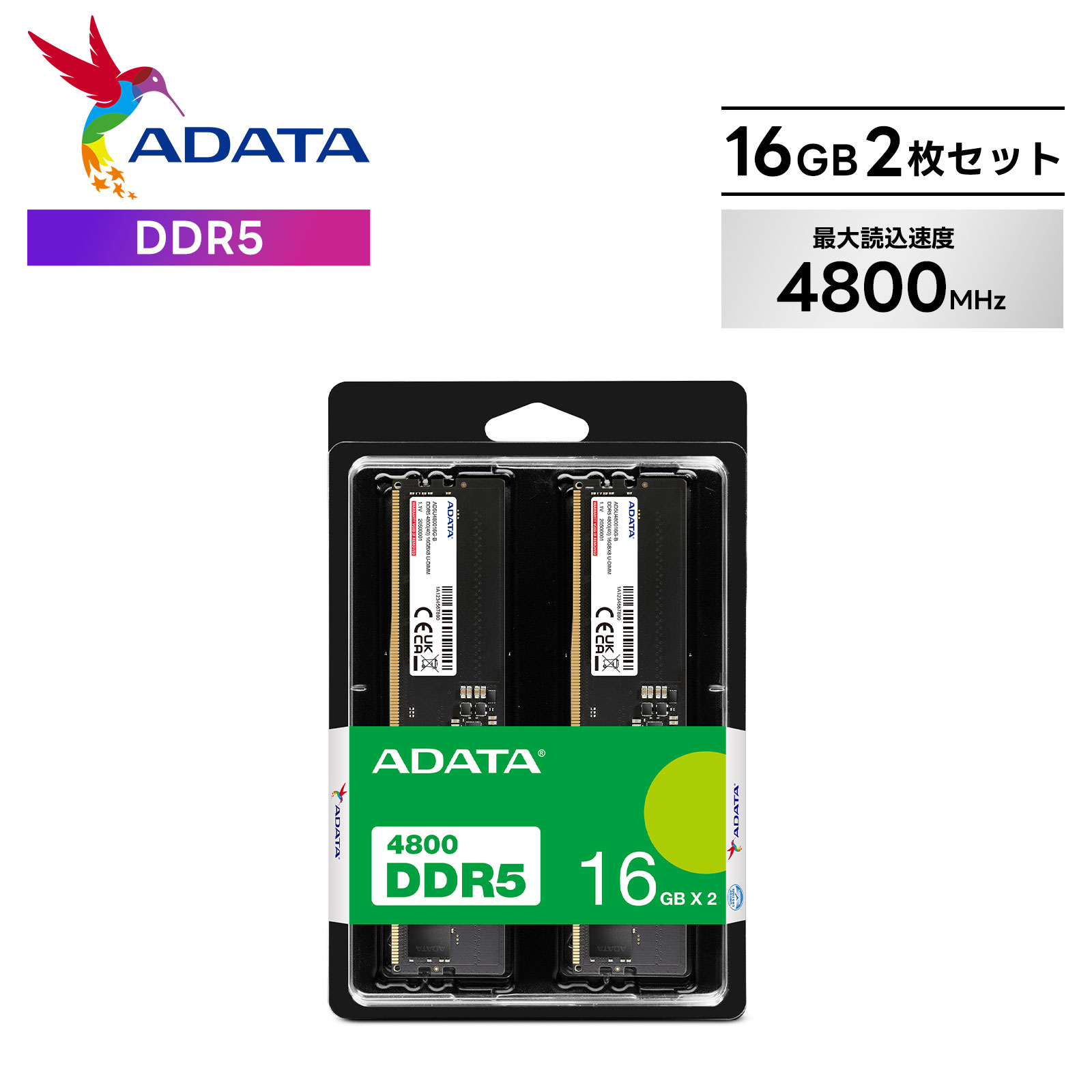 楽天市場】ddr5 メモリ 16gb 2枚（メーカーADATA）（パソコン・周辺