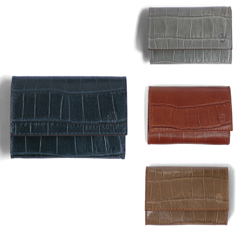 楽天市場】FELISI フェリージ クロコ型押しレザーカードケース 450/SA