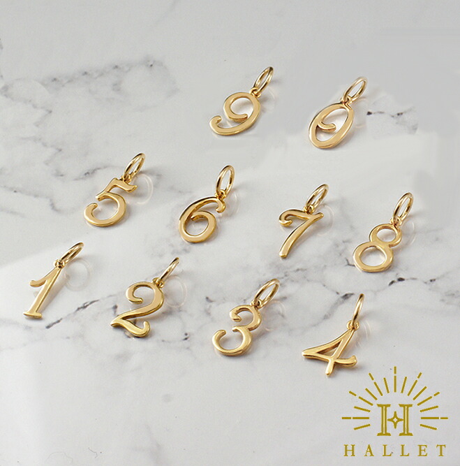 楽天市場】k18 ゴールド ネックレス ペンダントトップ ナンバー