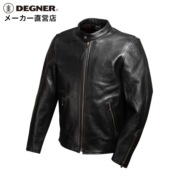 楽天市場】デグナー DEGNER レザー ジャケット メンズ 牛革 ブラック S