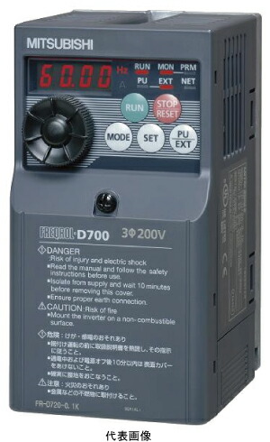 楽天市場】三菱電機 FR-D720-15K 簡単・小形インバータ FREQROL-D700