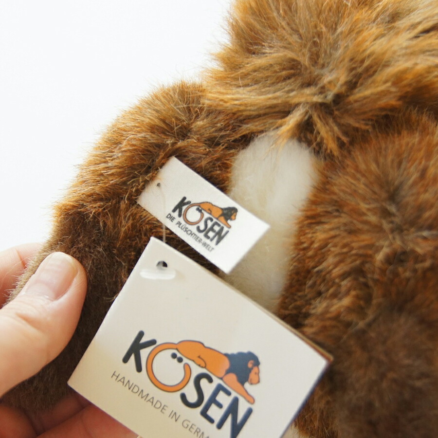 楽天市場】【在庫あり】Kosen ケーセン ドイツ製 ぬいぐるみ りす