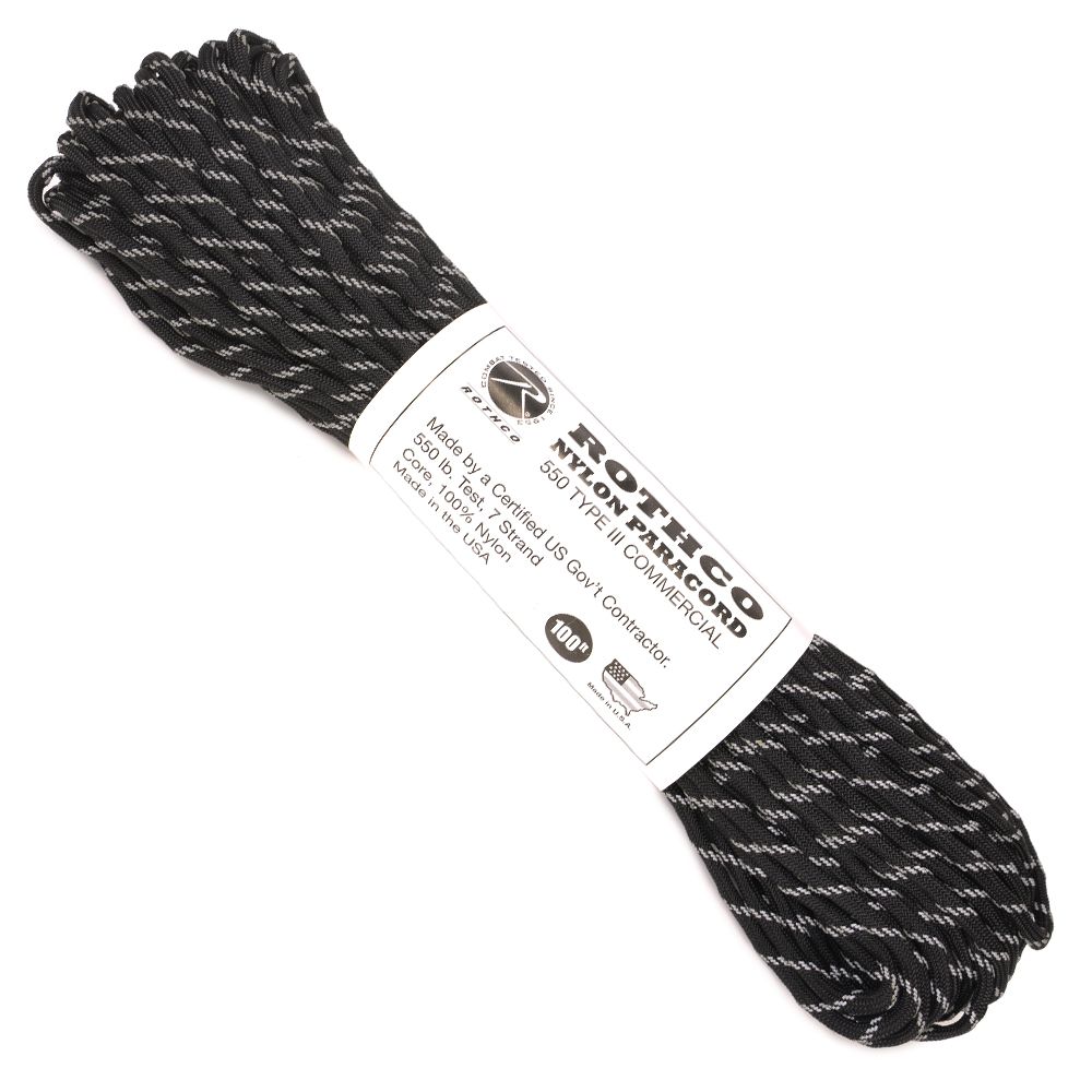 楽天市場】ROTHCO パラコード タイプ3 反射材付き 30m RothcoRT