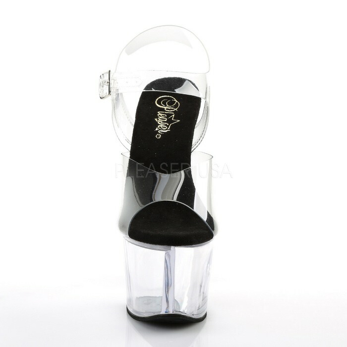 楽天市場】Pleaser プリーザー ヒール サンダル 厚底 18cm ヒール 透明